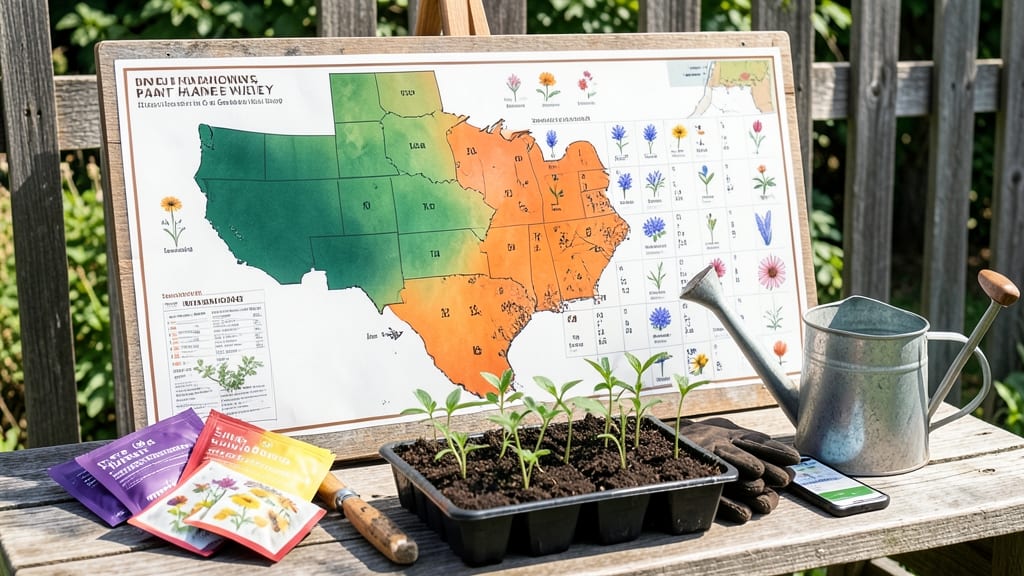 When to Plant Flower Seeds in Texas: Microclimate-Specific Months for Zero Frost Risk