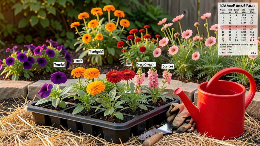 When to Plant Flowers in Idaho: USDA Zone 5B-7A Timeline for Peak Blooms
