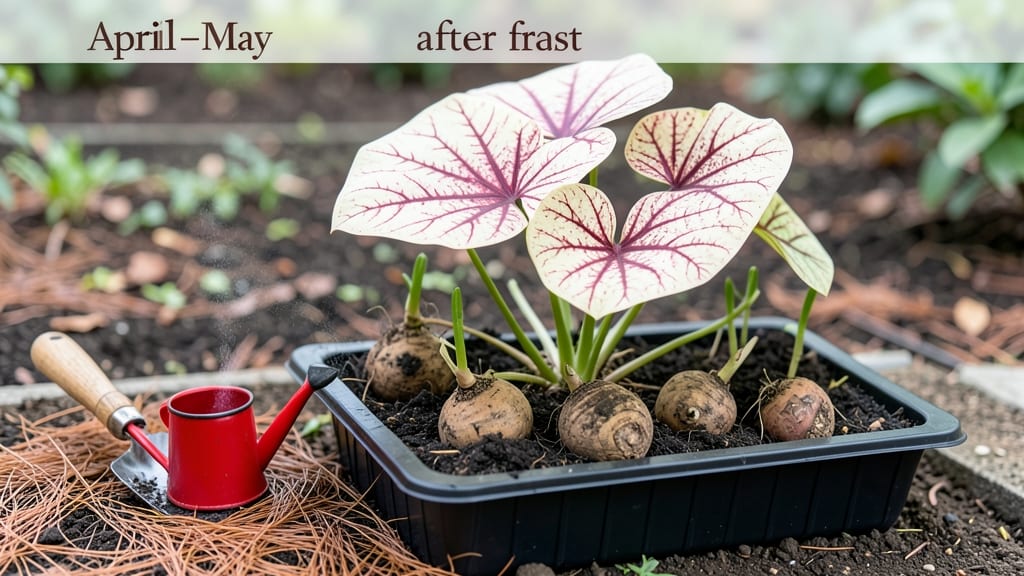 When to Plant Caladium Bulbs in Zone 7: Exact Weeks Before Last Frost for Vibrant Foliage