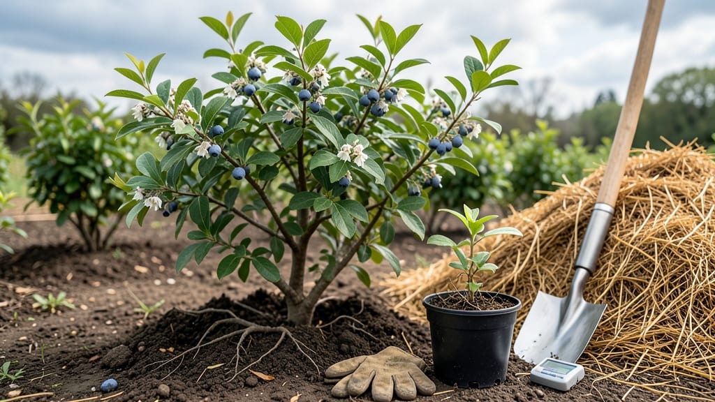When to Plant Blueberry Bushes in Georgia: Chill-Hour Needs & Frost-Free Timeline
