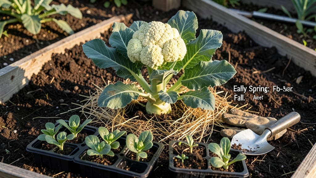 When to Plant Cauliflower in NC: Spring vs Fall Planting Guide for Best Yields